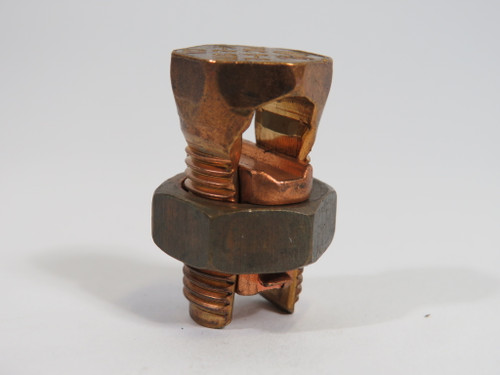 Penn-Union S-2 Copper Split Bolt Connector 14-2STR 3A USED