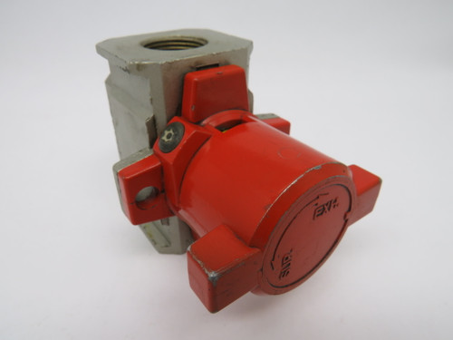 SMC NVHS5500-N06-X116 Hand Lock Out Valve 3/4" NPT 0.1-1.0MPa USED