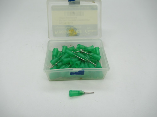 Nordson EFD 7018122 Precision Tips 18 GA GP .033X.5 GREEN 50 Pcs *Open* ! NEW !