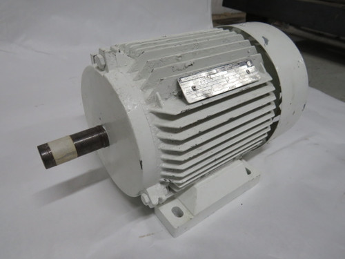 G.E.C. Induction Motor 5HP 1720RPM 575V D184T TEFV 3PH 5.5A 60Hz USED