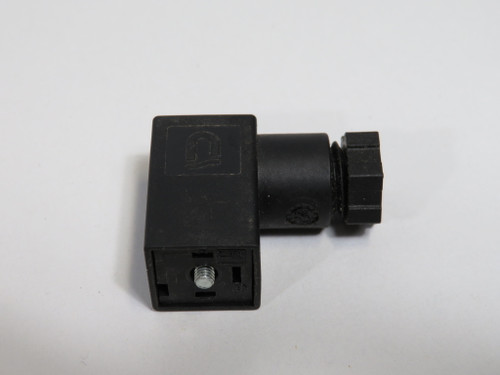 Precision Controls Mini Solenoid Valve Connector Black USED