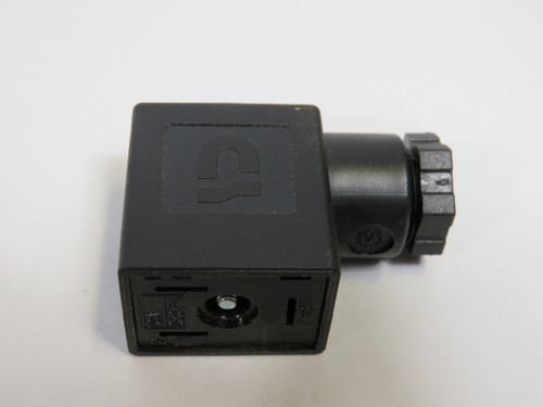 Precision Controls Solenoid Valve Connector Black USED