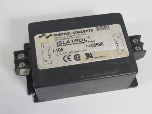 Islatrol I-105 Active Tracking Filter Module *Missing Bottom Plate* USED