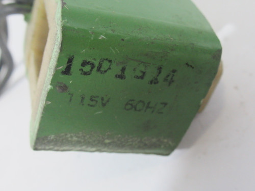 General Electric 15D1G14 Solenoid Coil 115V@60Hz USED