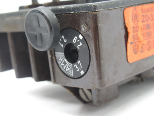 Klockner-Moeller Z0-3.7 Overload Relay 2.1-3.7A 500V USED