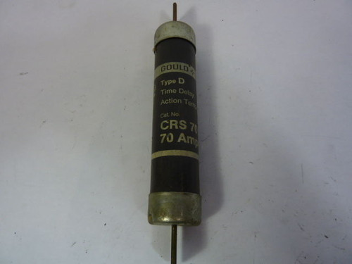 Gould CRS-70 Time Delay Fuse 70A 600V USED