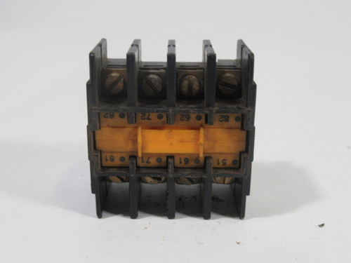 Telemecanique LA1-D04 Auxiliary Contact 4NC 660V 10A USED