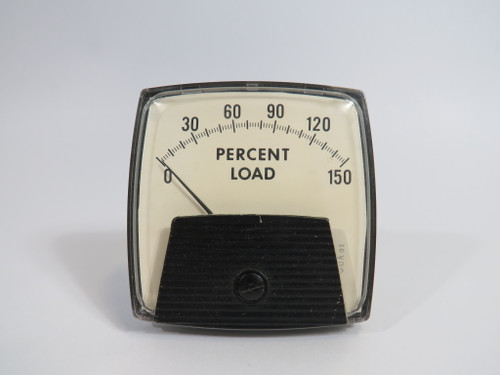 Yew 250-3-1/2 Percent Load Meter 0-150 Percent Load 10VDC USED