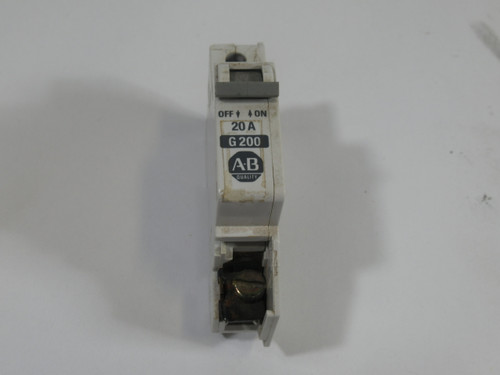 Allen-Bradley 1492-CB1-G200 Series A Circuit Breaker 20A 277VAC USED