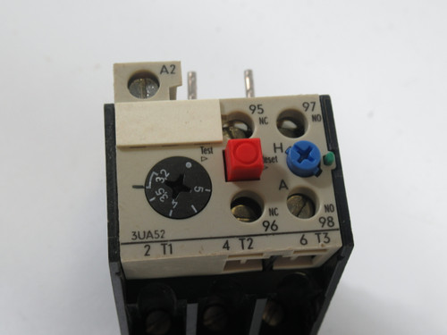 Siemens 3UA5212-1F Overload Relay 3.2-5A 600VAC USED