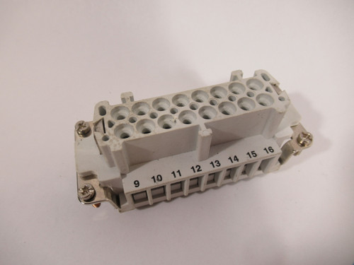 Phoenix Contact 1771464 16-Position Female Insert 16A 400VAC 600V USED