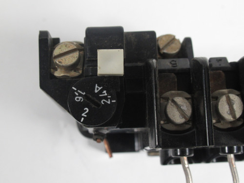 Siemens 3UA4101-0J Overload Relay 1.6-2.4A 600VAC USED