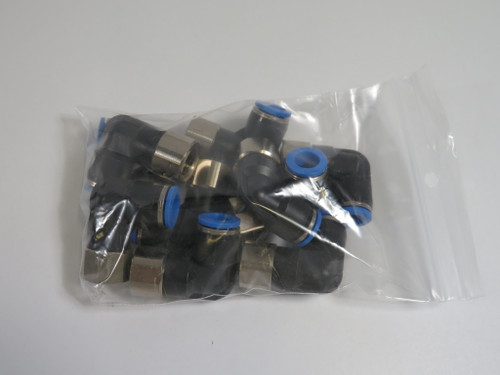 Festo 153279 QSLF-1/4-10-B Push-In L-Fitting G1/4" Thread 10mm OD 10-Pk  NOP