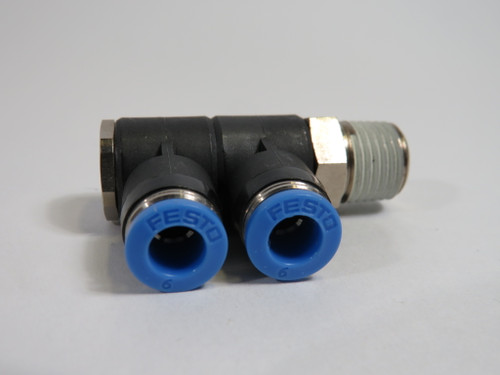 Festo 153213 QSLV2-1/4-6 Multiple Distributor R1/4" Thread 6mm Tube OD ! NOP !