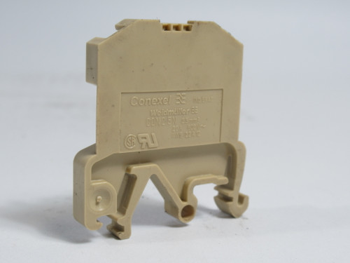 Weidmuller C0N2.5N Terminal Block 20A 600V 2.5mm2 Lot Of 20 BEIGE USED