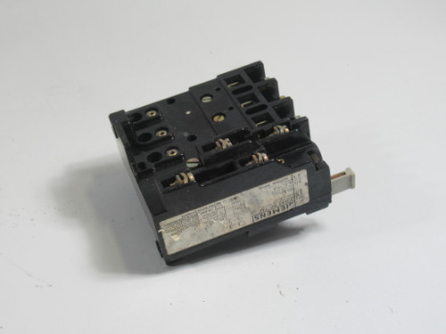 Siemens 3UA4200-7AF Overload Relay 6.3-10A 660V USED