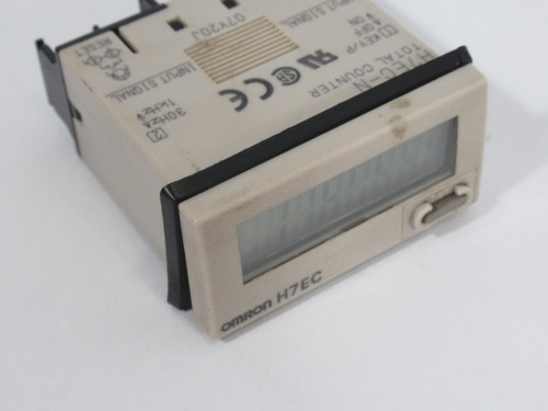 Omron H7EC-N 8-Digit Total Counter 30Hz 1Khz 20ms USED