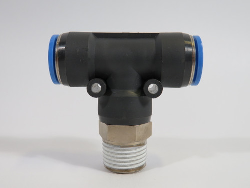 Festo 153116 QST-1/2-16 Push-In T-Fitting R1/2" Thread 16mm Tube OD ! NOP !