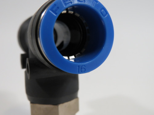 Festo 153116 QST-1/2-16 Push-In T-Fitting R1/2" Thread 16mm Tube OD ! NOP !