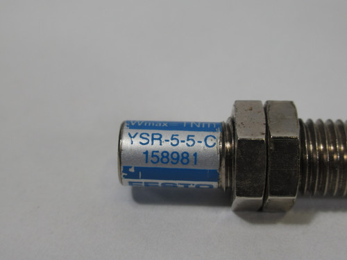Festo 158981 YSR-5-5-C Shock Absorber 5mm Bore 5mm Stroke USED