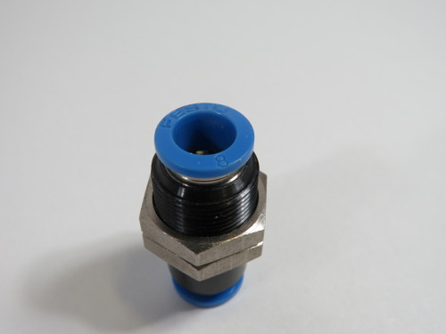 Festo 153159 QSS-8 Push-In Bulkhead Connector 8mm Tube OD 10-Pack ! NOP !