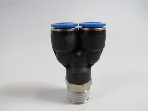 Festo 153147 QSY-1/2-12 Push-In Y-Fitting R1/2" Thread 12mm Tube OD NOP