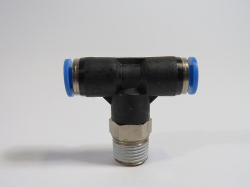 Festo 153106 QST-1/8-4 Push-In T-Fitting R1/8" Thread 4mm Tube OD Lot of 10 NOP