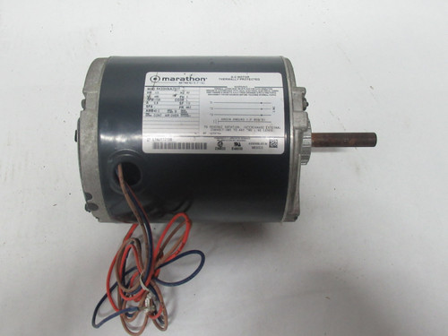 Marathon Electric 1/3HP 1725RPM 480V 48Z AO 3Ph 0.8A 60Hz USED