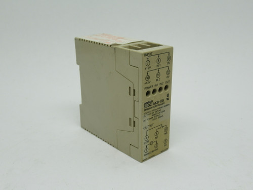 Omron S3D2-AKB-US Control Sensor In: 100-240VAC 50/60Hz Out: 3A 250VAC USED