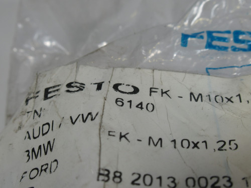 Festo 6140 FK-M10x1.25 Self-Aligning Quick Coupling ! NWB !