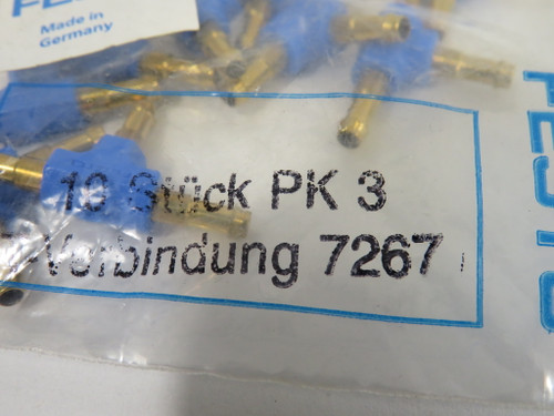 Festo 7267 T-PK-3 Barbed T-Connector 4mm Tube OD 10-Pack ! NWB !