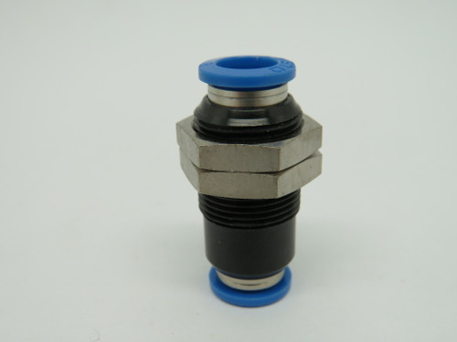 Festo 153159 QSS-8 Push-In Bulkhead Connector 8mm Tube OD 3-Pack  NWB