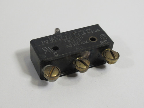Microswitch BE-2RL23-P4 Limit Switch 480VAC 25A USED