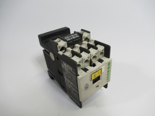 Klockner-Moeller DILR22-220/240V Contactor 220V@50Hz 240V@60Hz 16A USED