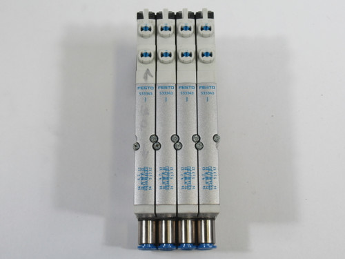 Festo VMPA1-FB-EMS-8 Solenoid Valve Assembly W/ 533343 (x4) USED