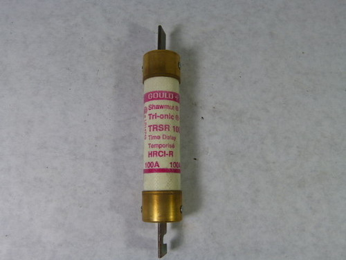 Gould Shawmut TRSR100 Time Delay Fuse 100A 600V  USED