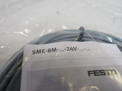 Festo 543863 SME-8M-DS-24V-K5.0-OE Proximity Sensor 500mA 5-30V N/O 5m Cable NWB