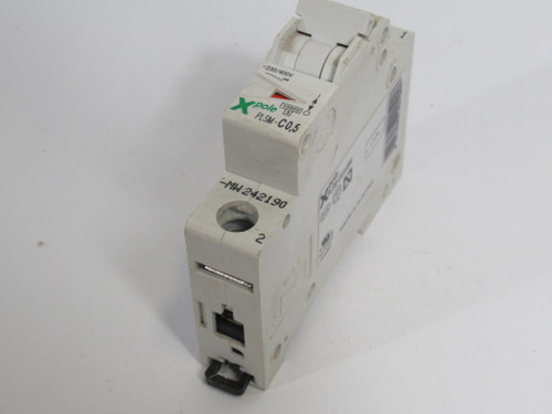 Moeller PLSM-C0,5-MW Circuit Breaker 0.5A 230/400VAC 1P USED