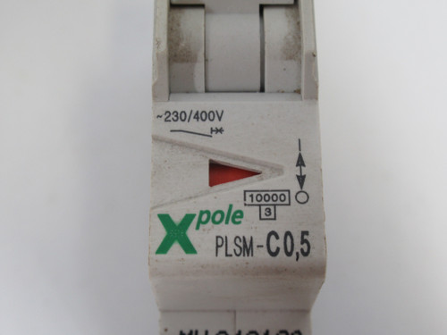 Moeller PLSM-C0,5-MW Circuit Breaker 0.5A 230/400VAC 1P USED