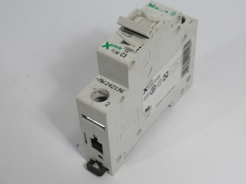 Moeller PLSM-C3-MW Circuit Breaker 3A 230/400VAC 1P USED