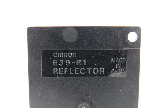 Omron E39-R1 Black Acrylic Reflector for Retroreflective Sensor ! NWB !