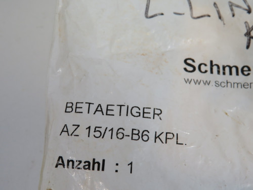 Schmersal AZ15/16-B6 1137434 Safety Switch Actuator ! NWB !