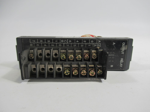 GE Fanuc IC610MDL182A CPU Relay Output Module MISSING SCREWS/DOOR USED