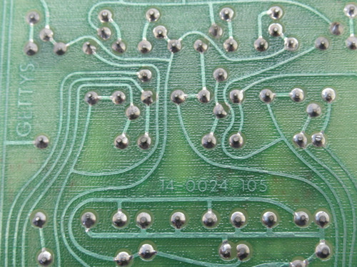 Gettys 14-0024-05 Circuit Board Rev. E USED