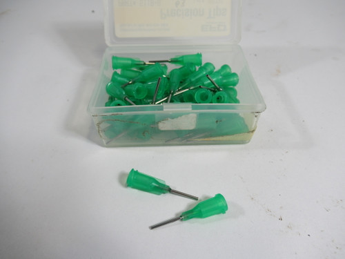 EFD 5118-B Precision Tips 18GP .033" x .5" GREEN 63 Pcs *OPEN* ! NEW !