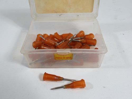 EFD 5115OVAL-B Oval Precision Tips 15GP 0.78"x.016"x.5" AMBER 36Pc OPEN ! NEW !
