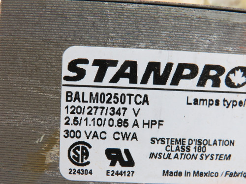 Stanpro BALM0250TCA Metal Halide Ballast 250W 120/277/347V w/ Capacitor ! NEW !