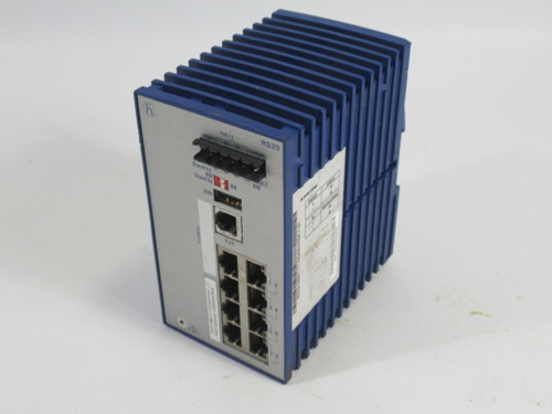 Hirschmann RS20-0800T1T1SDAEHH04.1.01 Rail Switch 8Port 18-30VAC 50/60Hz USED