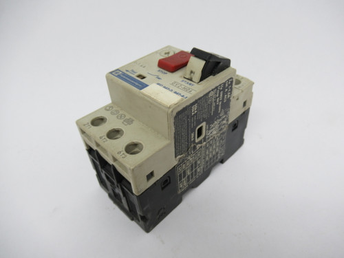 Telemecanique GV2-M06 Motor Circuit Breaker 1-1.6A *Slight Cracks* USED