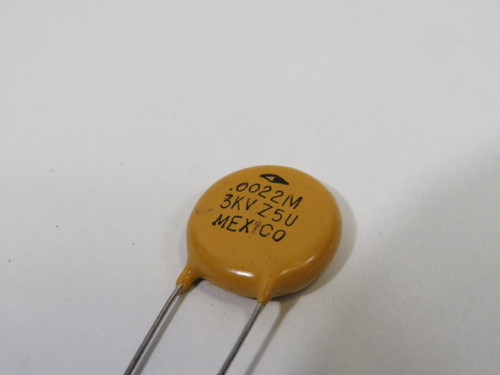 Generic 3KV-Z5U Radial Disc Capacitor 0.0022mFD 3kV 46-Pack ! NOP !